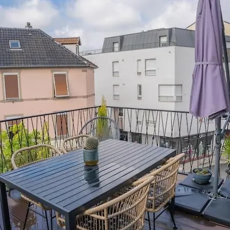 Апартаменты Le Roble - 5 Min Du Centre De Страсбург